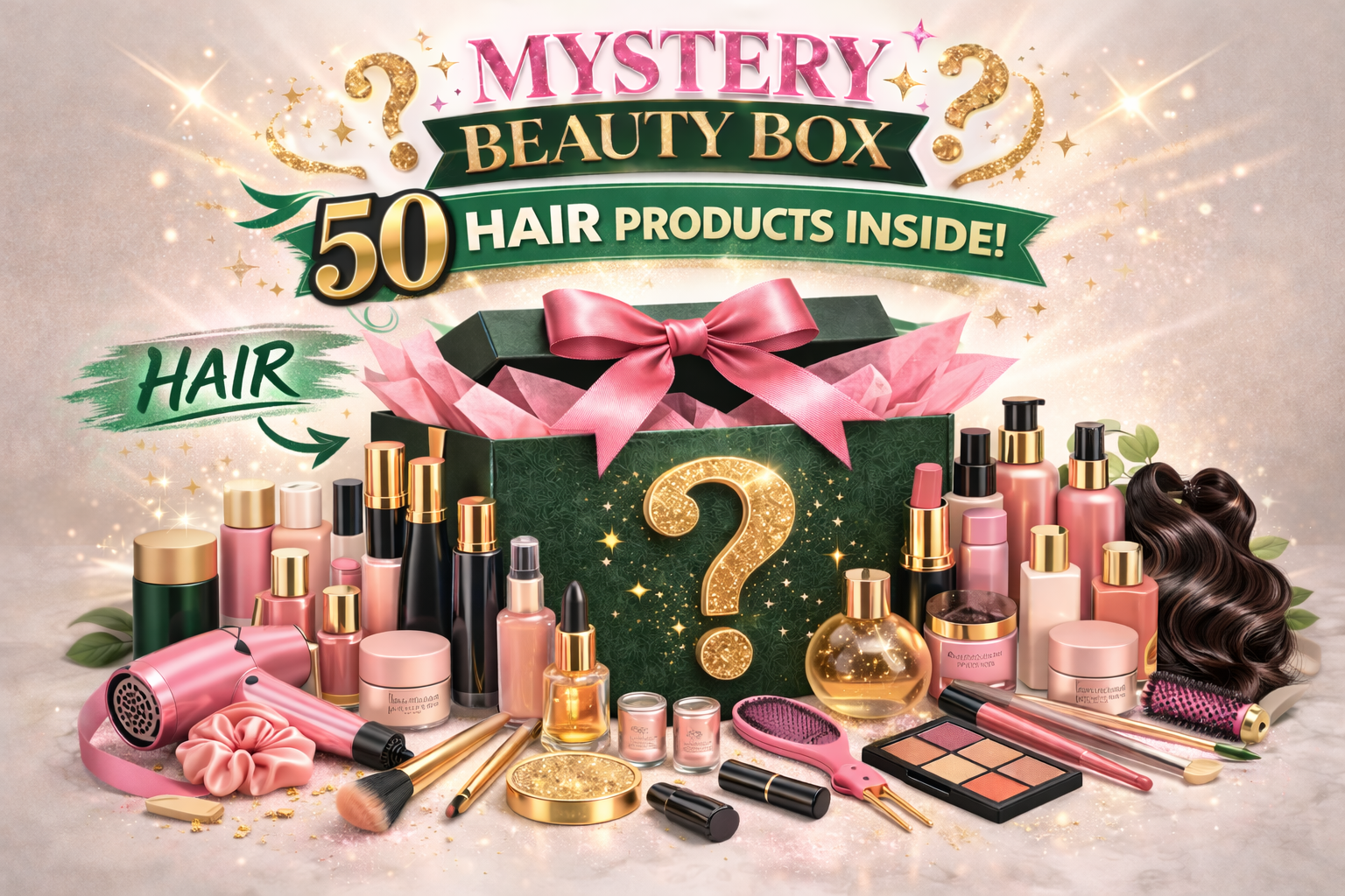 50PC Hair Product Box