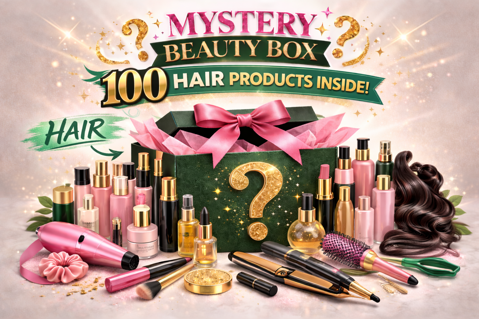 100PC Hair Product Box