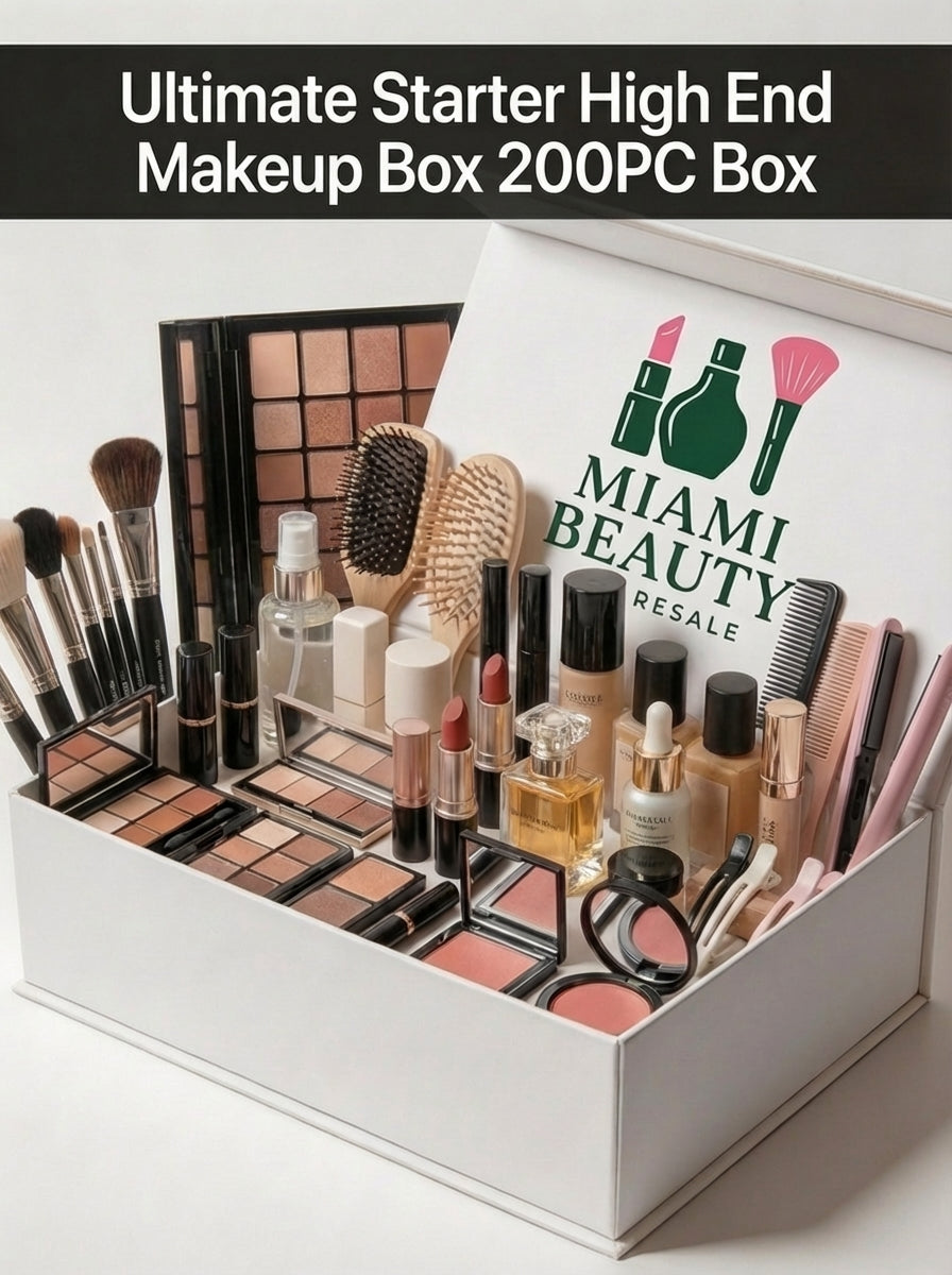 Ultimate Starter High End Makeup and Skin care Box 200PC Box